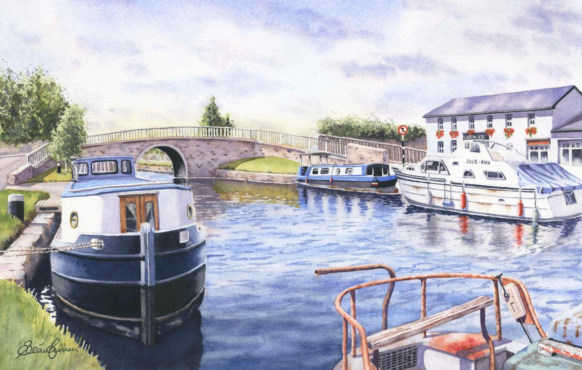 Sallins Roisin Dubh Houseboat酒店 外观 照片